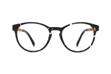 Lunettes ovales Hope Black, Black Tortoise - Avant