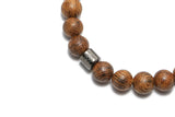 Bracelet de perles en bois pour hommes et femmes