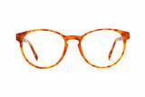 Lunettes ovales Hope Orange, Orange Tortue - Avant